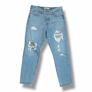 Levi's Wedgie Fit Jeans Collateral Damage High Rise Straight 28